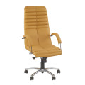 Шкіряне крісло для керівника Galaxy (Гелаксі) steel chrome SP, LE