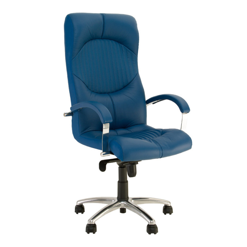 Крісло в кабінет керівника Germes (Гермес) steel chrome comfort