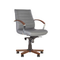 Шкіряне крісло для директора Iris (Ірис) Wood EX LB Multiblock LE