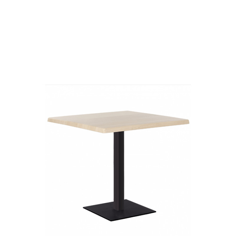 Обеденный стол Tetra (Тетра) black/alu
