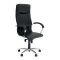 Кресло в кабинет руководителя Nova (Нова) steel chrome